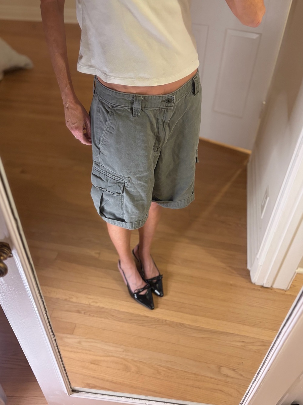 Dockers Olive Green Cargo Shorts